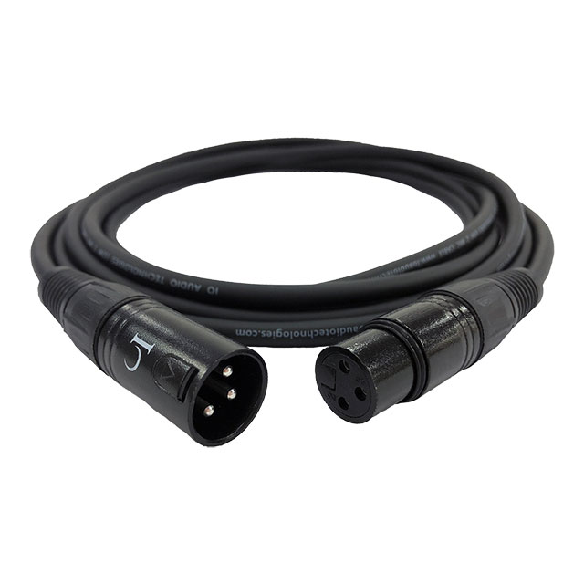 【IO-XLR3-3-E】CBL CIRC 3POS MALE TO FMALE 3'