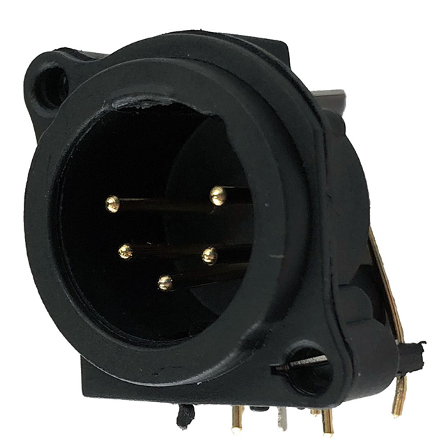 CONN RCPT MALE XLR 5POS SOLDER【IO-XLR5-M-EH】