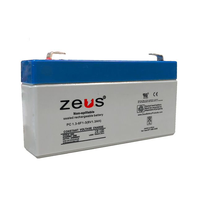 BATTERY LEAD ACID 6V 1.3AH【PC1.3-6F1】
