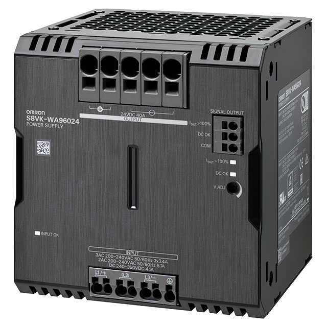 AC/DC DIN RAIL SUPPLY 24V 960W【S8VK-WA96024】