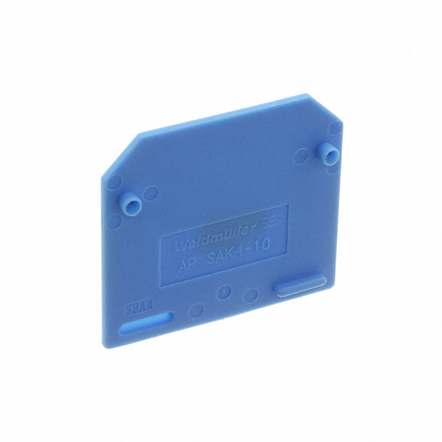 【0117980000】CONN TERM BLK END PLATE RAIL BLU