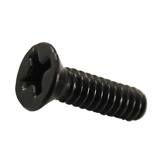 【1590WMS100BK】MACH SCREW FLAT PHIL #6-32 50PK