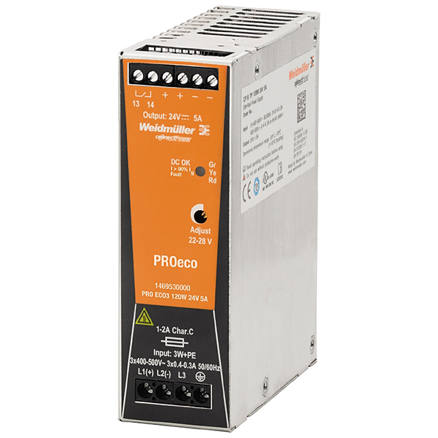 【1469530000】AC/DC DIN RAIL SUPPLY 24V 120W