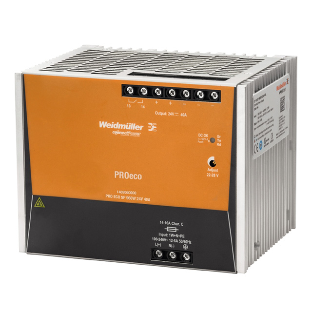 AC/DC DIN RAIL SUPPLY 24V 960W【1469560000】