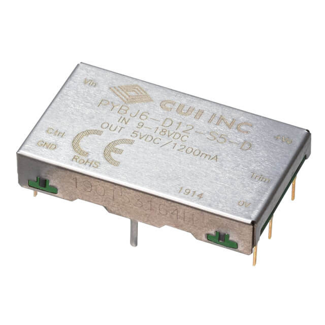 【PYBJ6-D12-S12-D】DC DC CONVERTER 12V 6W