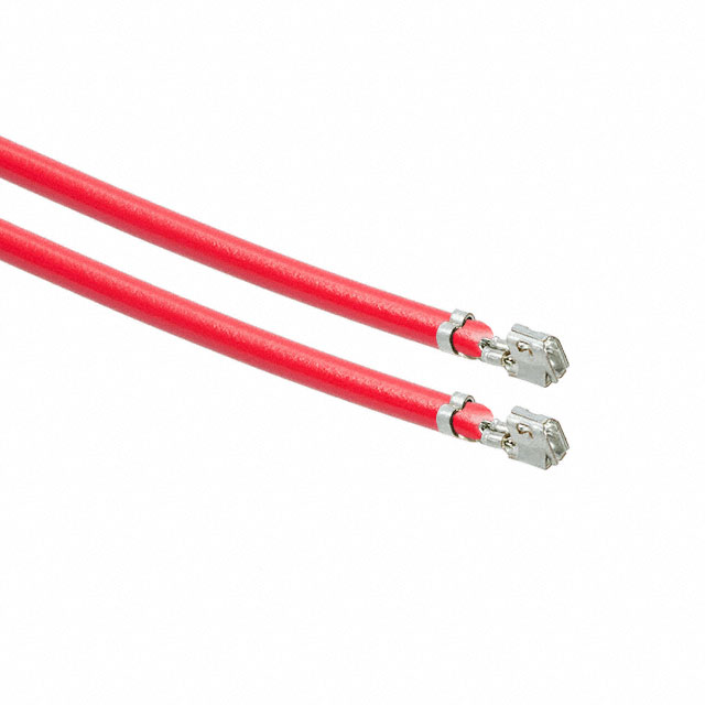 【0502128000-12-R4-D】12" PRE-CRIMP 1854 RD001 RED[バルク]