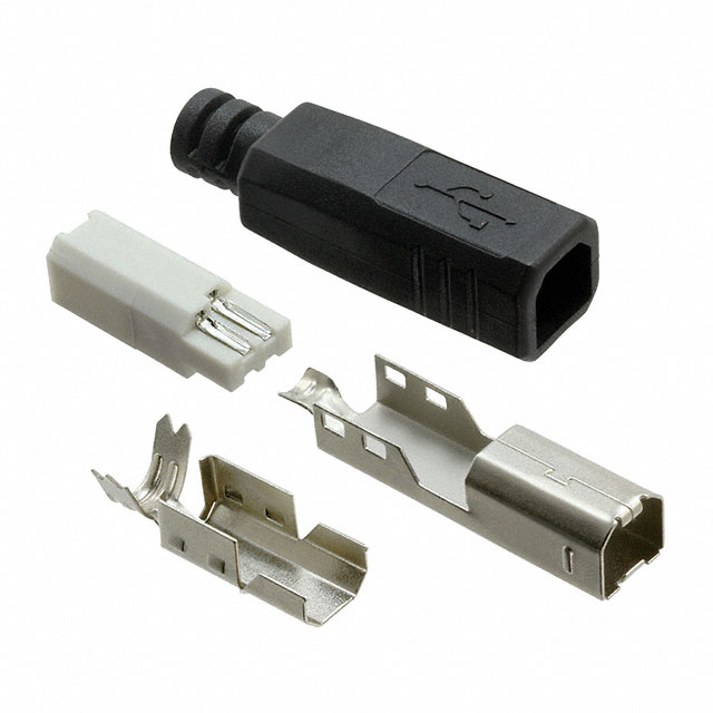 【1001-002-BL-KIT】CONN PLUG KIT USB1.1 TYPE-B