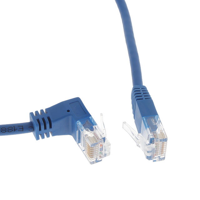 UP-ANGLE CAT6 GIGABIT MOLDED SLI【N204-S01-BL-UP】