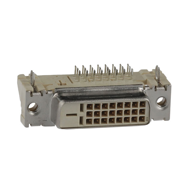 【0743209004】CONN RCPT DVI-D DL 24POS PCB R/A