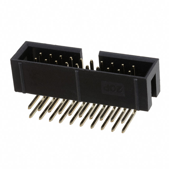 【BHR-20-HUA】CONN HEADER R/A 20POS 2.54MM