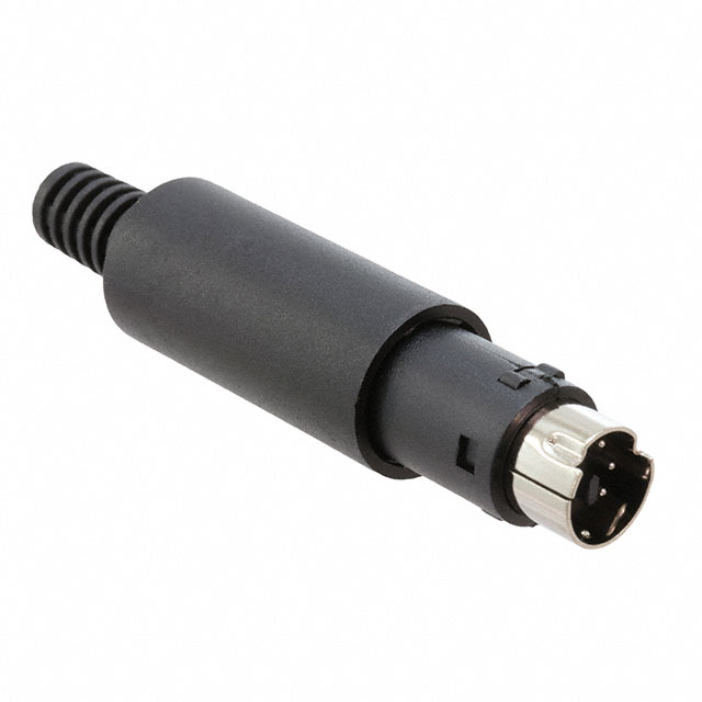 【MDP-006】CONN PLUG MALE MINI DIN 6P SILV