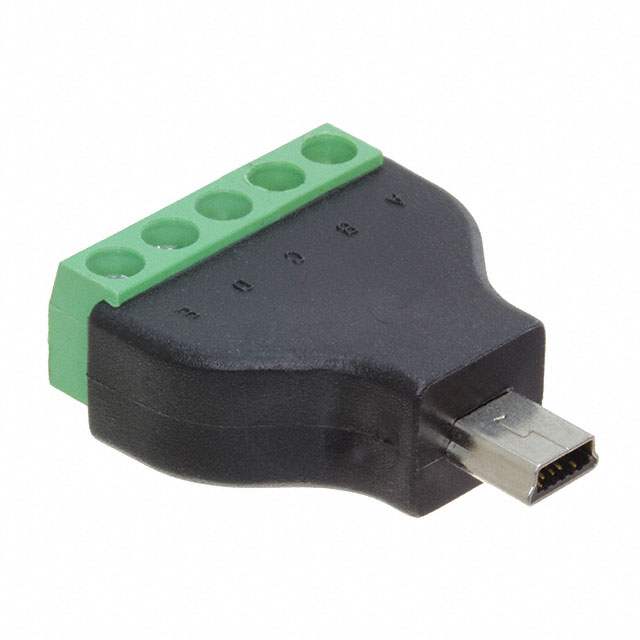 【3971】USB MINI B MALE PLUG TO 5-PIN TE