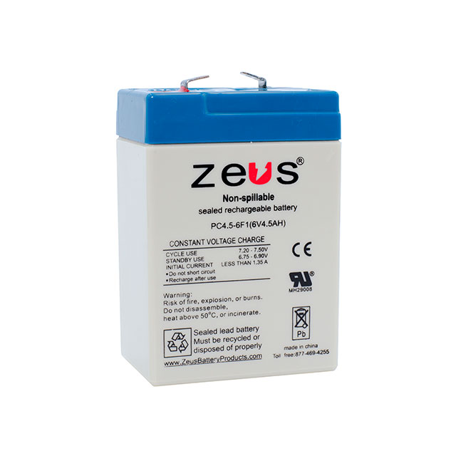 BATTERY LEAD ACID 6V 4.5AH【PC4.5-6F1】