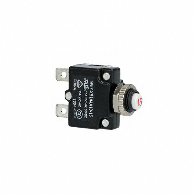 【W57-XB1A4A10-15】CIR BRKR THRM 15A 250VAC