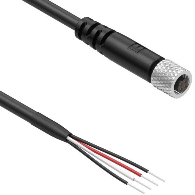 CIRC CBL 3POS RCPT TO WIRE 6'【10-03015】