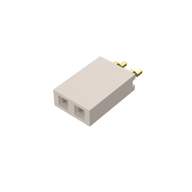 【BG300-02-A-L-A】2W, 2.54MM PTH SOCKET, SIL, SMT,
