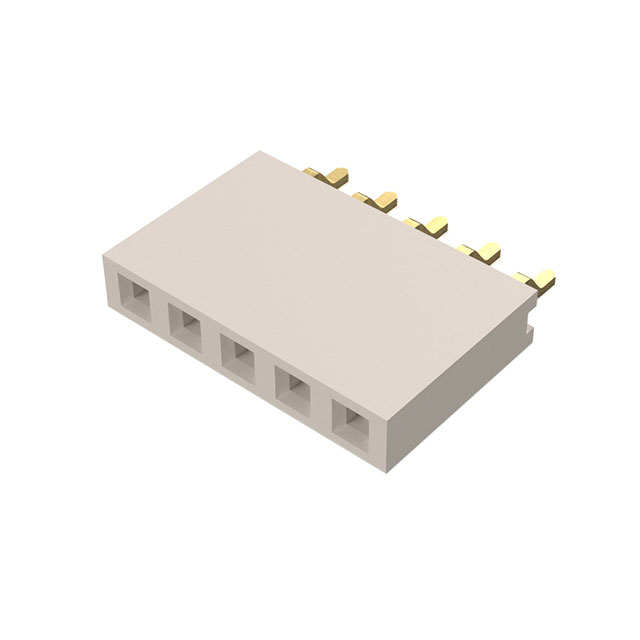5W, 2.54MM PTH SOCKET, SIL, SMT,【BG300-05-A-L-A】