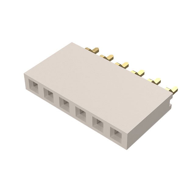 6W, 2.54MM PTH SOCKET, SIL, SMT, [digi-reel品]【BG300-06-A-L-A】