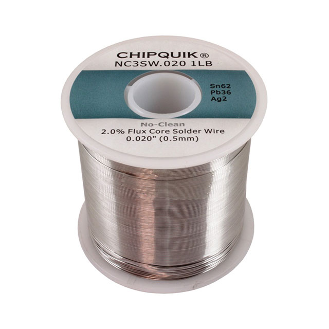 【NC3SW.020 1LB】SOLDER WIRE 62/36/2 TIN/LEAD/SIL