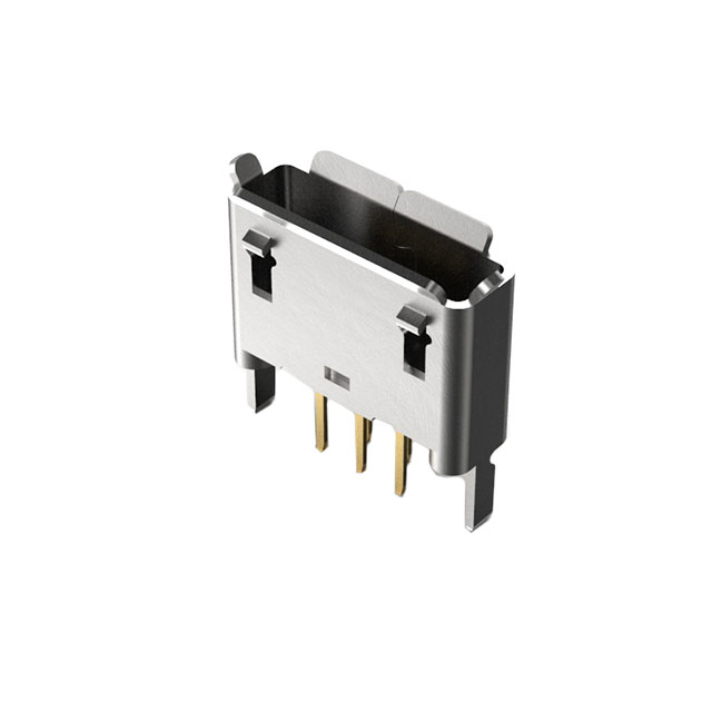 【USB3106-30-0230-A】MICRO A/B SKT, VERTICAL, TH, 30"