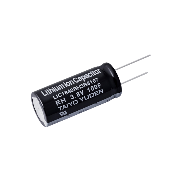 【LIC1840RH3R8107】CAPACITOR 100F 15% 3.8V T/H