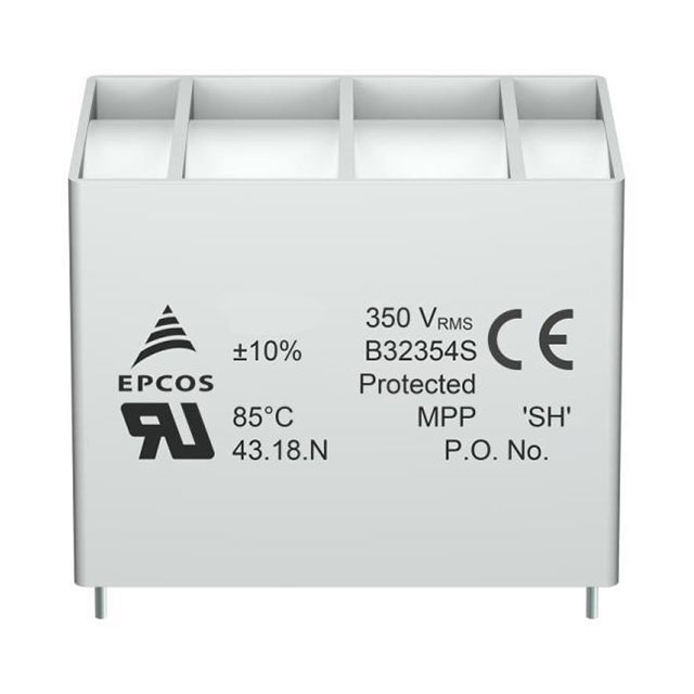 CAP FILM 40UF 10% 500VDC RADIAL【B32354S3406K010】