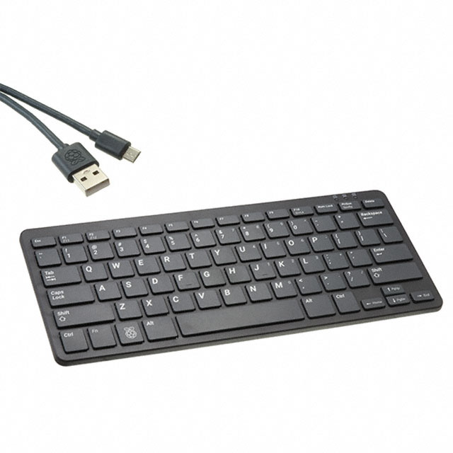 【SC0197】RASPBERRY PI KEYBOARD (US) BLACK