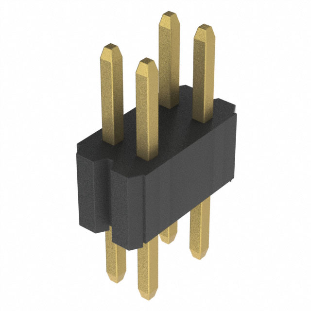 【HPH2-B-04-UA】CONN HEADER VERT 4POS 1.27MM