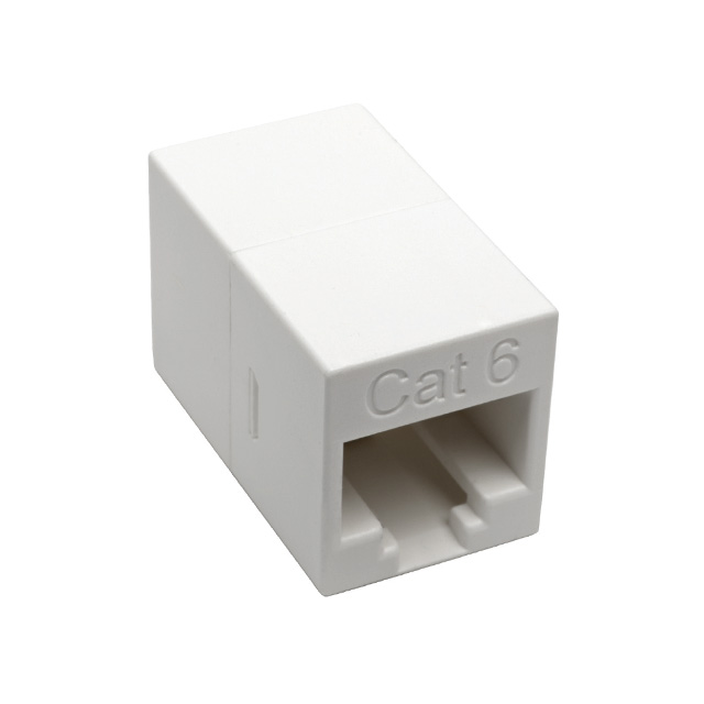 【N234-001-WH】CAT6 STRAIGHT-THROUGH MODULAR CO