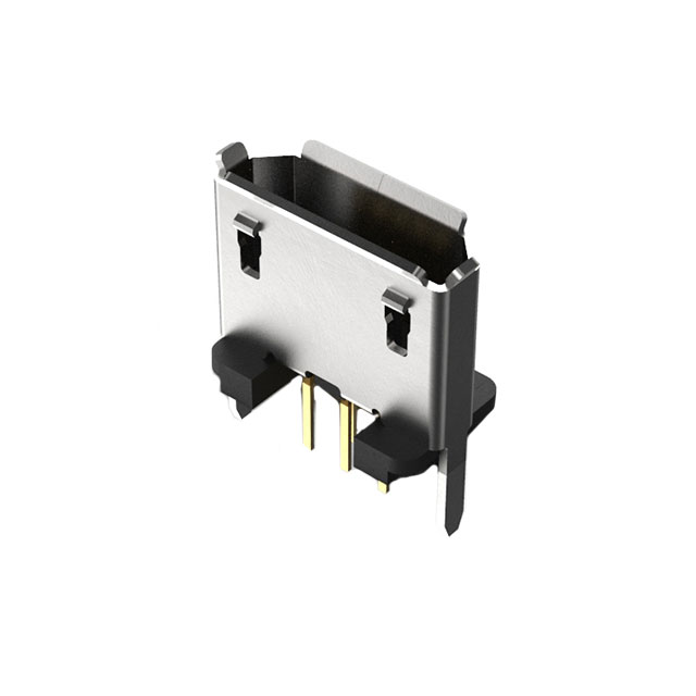 【USB3145-30-1-A】MICRO B SKT, VERTICAL, TH, 30",