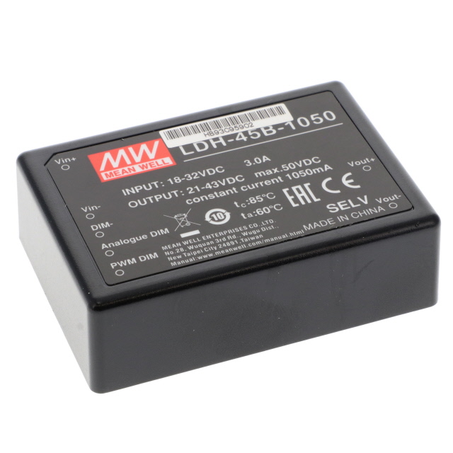 【LDH-45B-1050】LED DRIVER CC BOOST 21-43V 1.05A