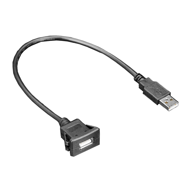 【4055】CBL USB2.0 A RCPT TO A PLG 0.98'