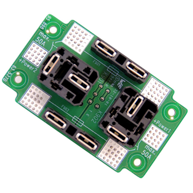 PCB 2 MAXI FUSES AND 2 POWER REL【ICS-95898】