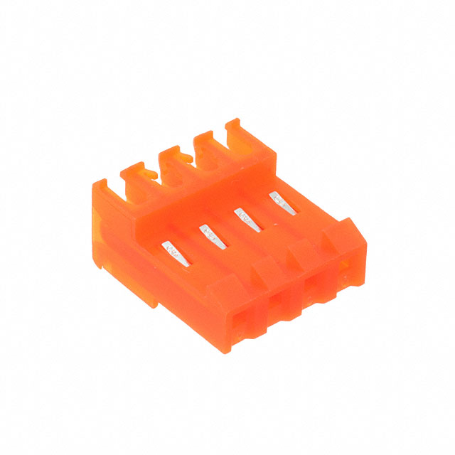 【MTD-B-04-A-1】WIRE HOUSING IDC, .156", 18AWG,