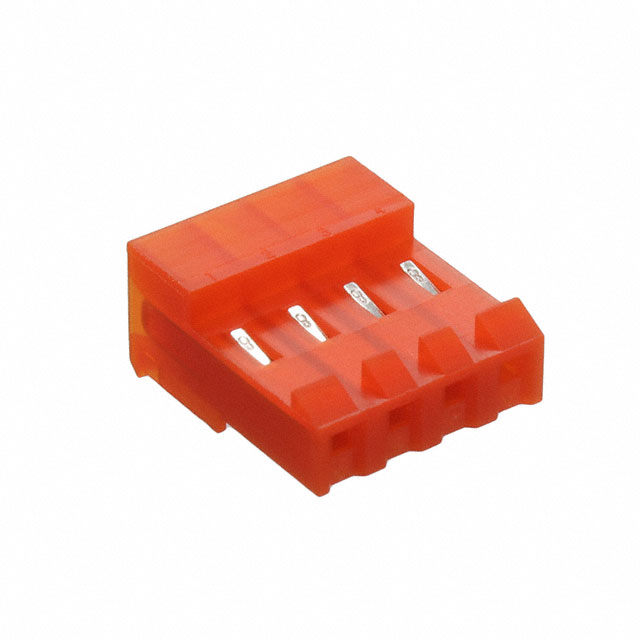 【MTD-B-04-A-2】WIRE HOUSING IDC, .156", 18AWG,