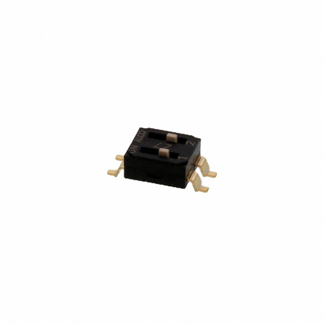 【EDS02SGNNTR04Q】SWITCH SLIDE DIP SPST 0.025A 24V[カット テープ（CT）]