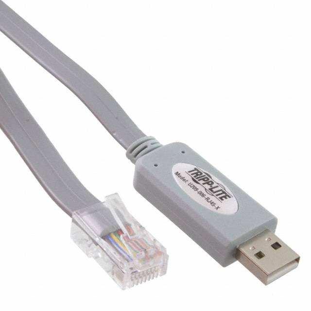 【U209-006-RJ45-X】CBL ASSY USB-A M TO RJ45 M 6'
