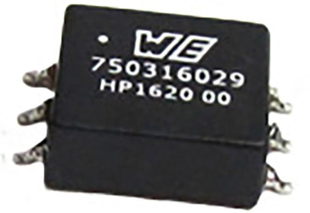 XFMR FWD P-P DC/DC CONV 72UH SMD【750316029】