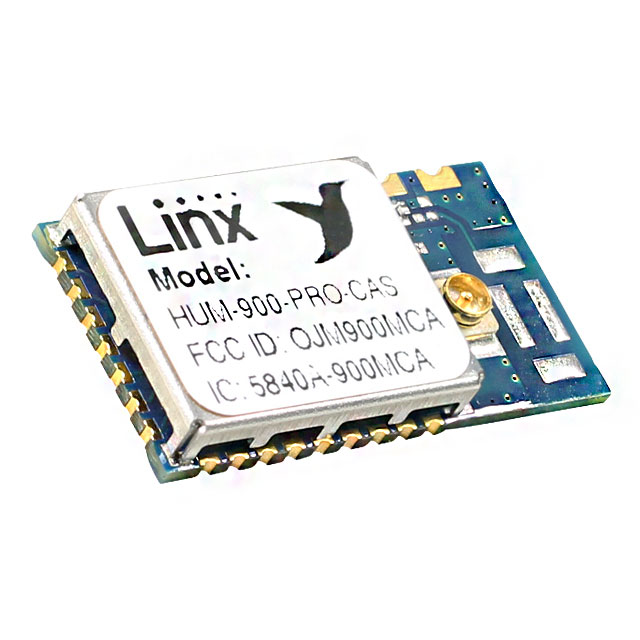 RF TXRX MOD ISM<1GHZ CAST SMD【HUM-900-PRO-CAS】