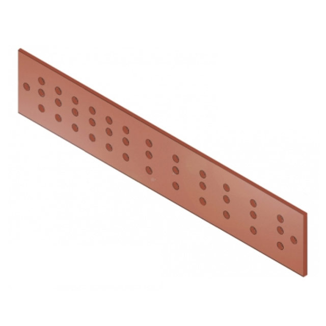 【SCGB-12】.25X4X24" 36-HOLE GROUND BAR