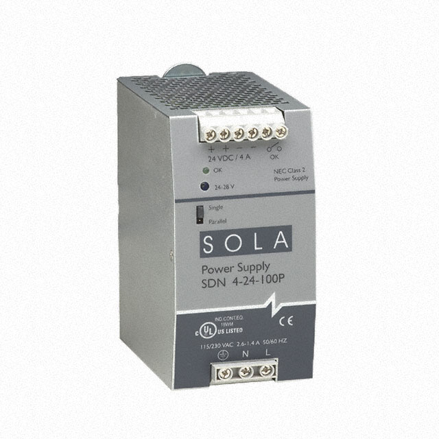 AC/DC DIN RAIL SUPPLY 24V 96W【SDN4-24-100LP】