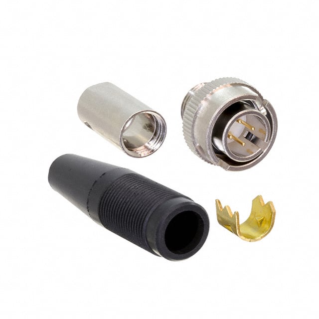 【KMC9BPD-4P(31)】CONN PLUG MALE 4P GOLD SLDR CUP