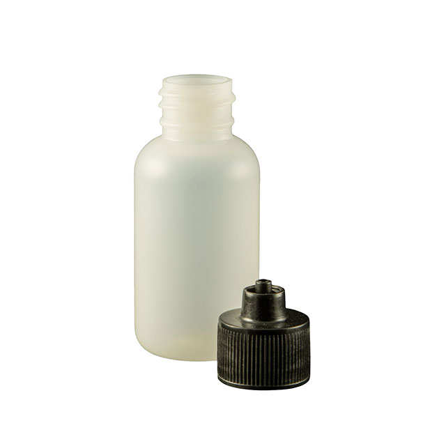 1OZ BOTTLE LDPE BOSTON ROUND W/【JG1.0BC】