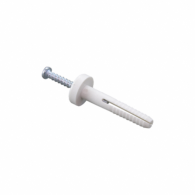 【61ASR18100】PUSH RIVET NYLON WHITE