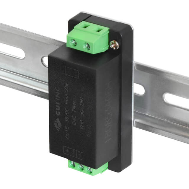 【VFM-50-DIN】LINE FILTER 36VDC DIN RAIL