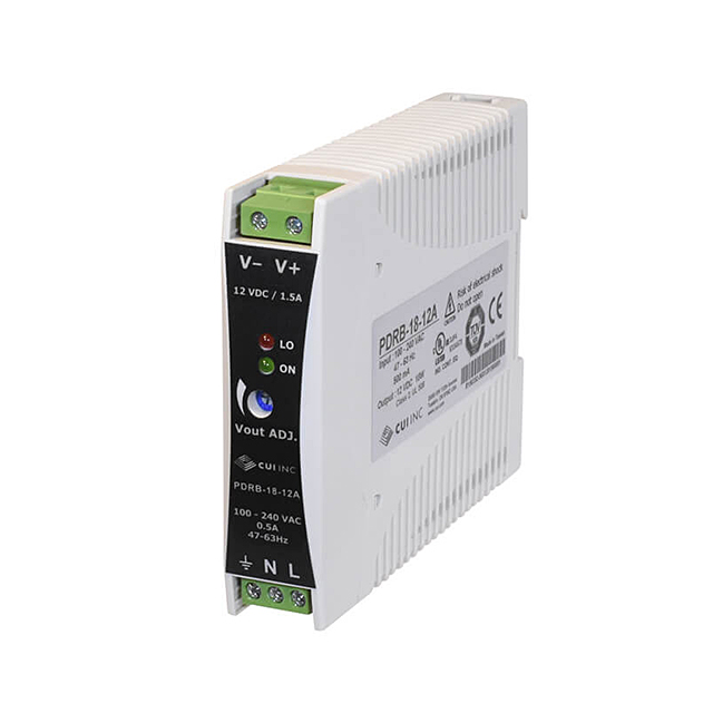 【PDRB-18-15A】AC/DC DIN RAIL SUPPLY 15V 18W