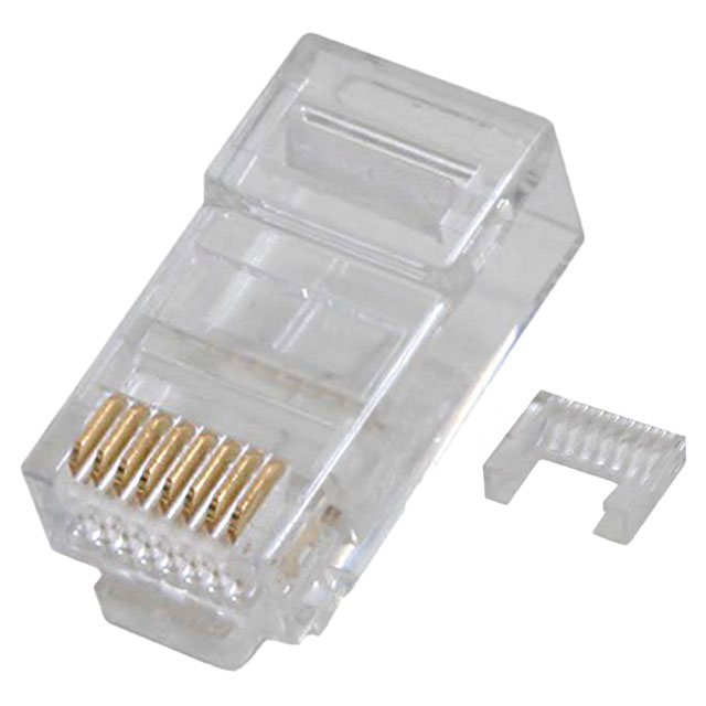 【NMP-8725】MODULAR PLUGS CAT6 RJ4 100PK