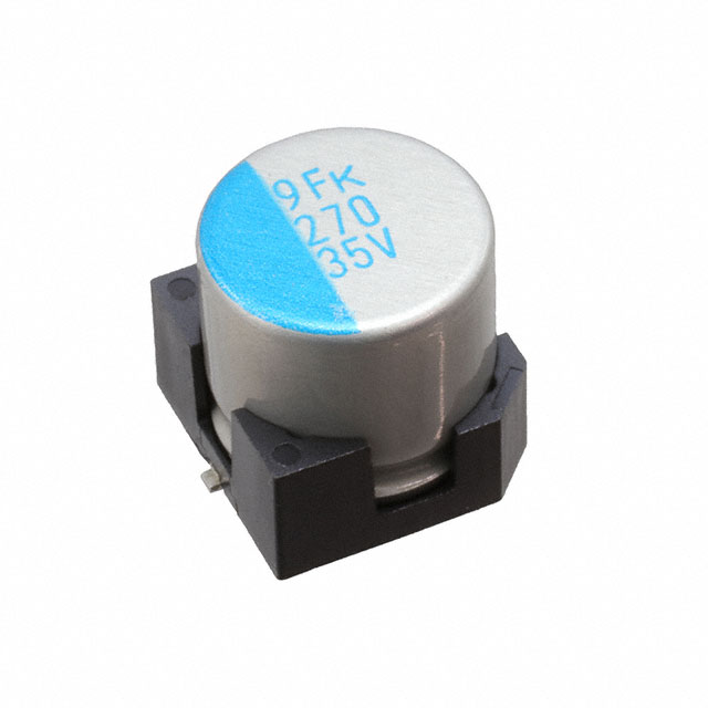 【HTK-35V271MH10E-R2】CAP ALUMHYB 270UF 20% 35V SMD [digi-reel品]