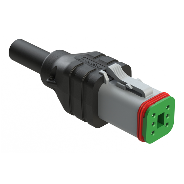 6 POSITION PLUG SINGLE-ENDED MOL【AT06GY-6S-N-TPE-M10】