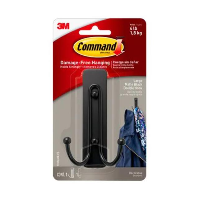 COMMAND LARGE MATTE BLACK DOUBLE【17036MB-ES】